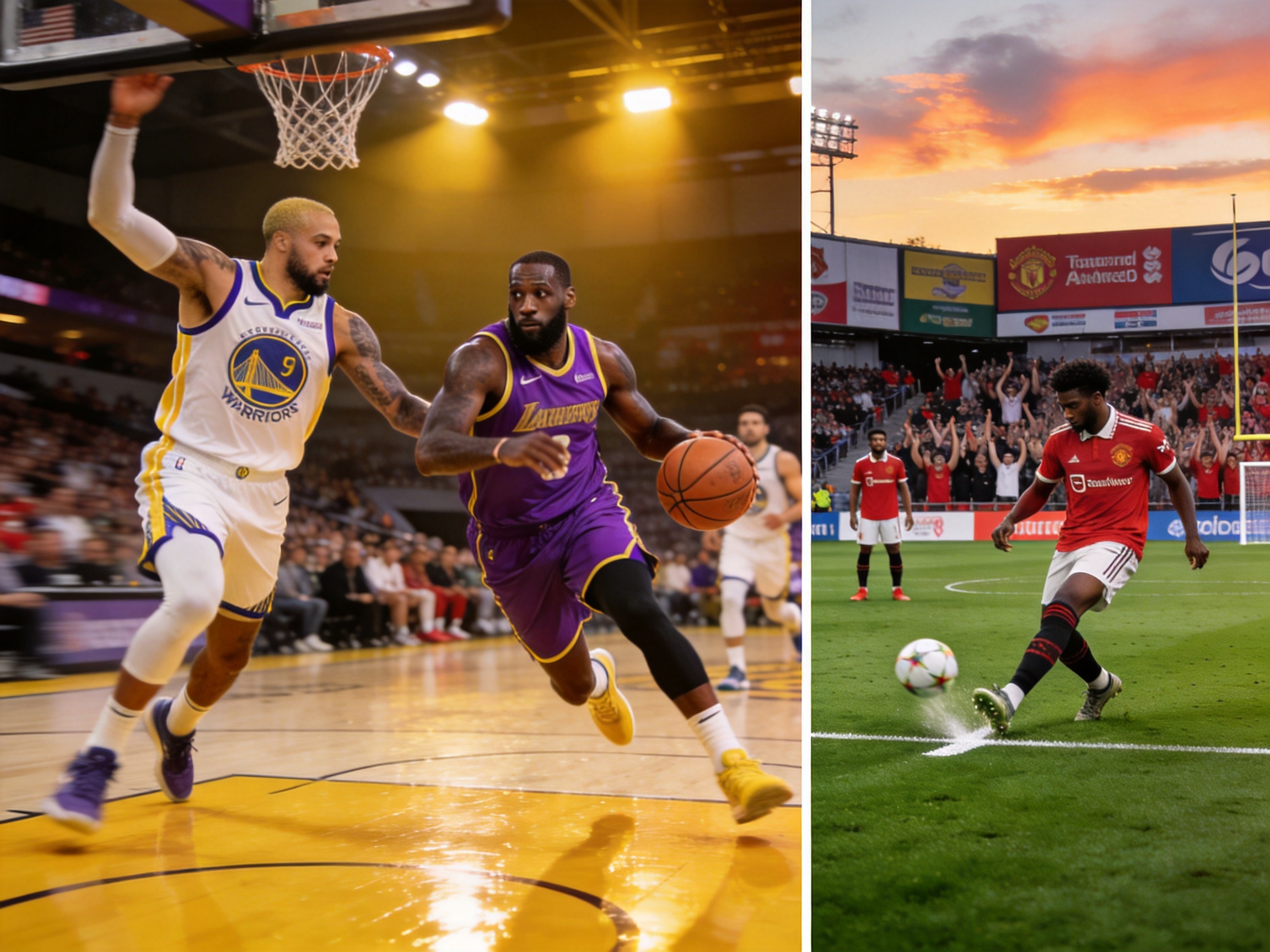 江南游戏集锦：NBA湖人vs勇士